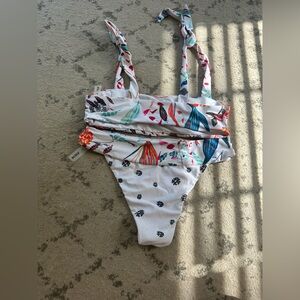 SHEIN Multicolor Floral Bikini